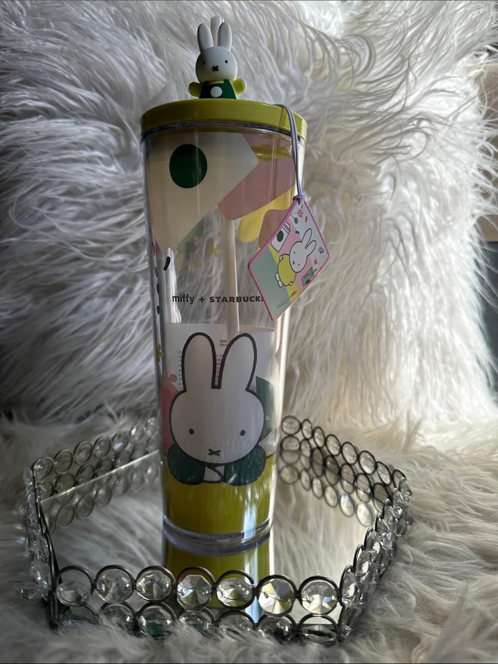 Miffy + Starbucks collab limited edition 24 oz tumbler